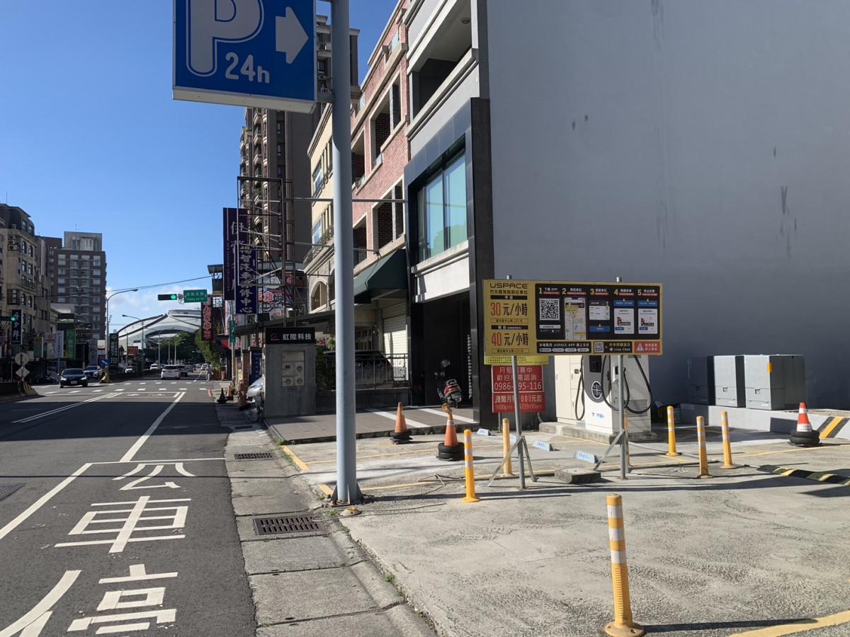竹北體育館鄰近車位