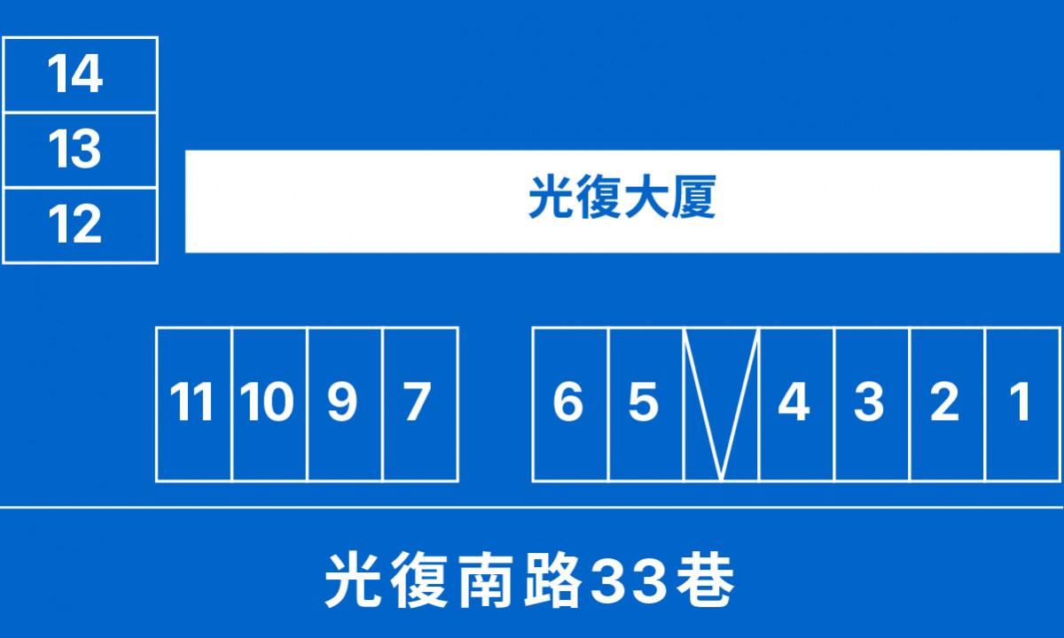 大巨蛋鄰近車位（光復南路33巷）