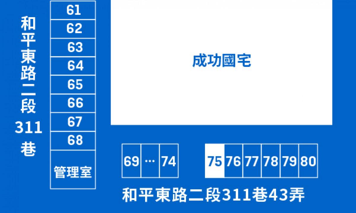 成功郵局鄰近車位